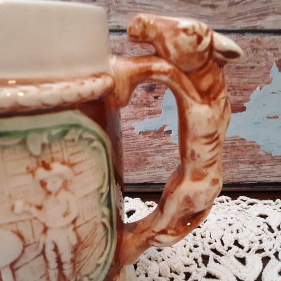 3 Yamaka Porcelain Beer Steins With Donkey Handles - Picture 4 of 7